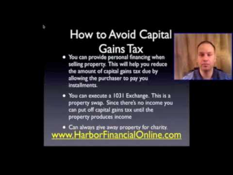 how to avoid capital gains tax