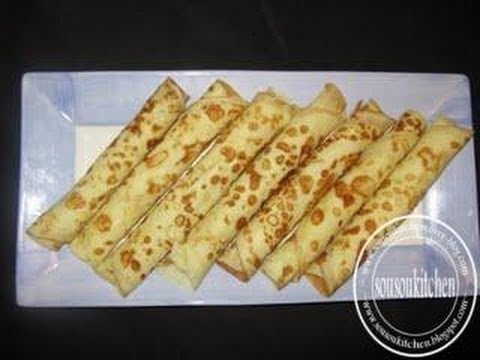 crêpe marocaine - Cuisine marocaine: Crêpes aux pommes1-Recette simple et facile/Crepes with Apple Website http://sousou-kitchen.com/?p=1831 English Blog: http://0z.fr/9ssZG S...