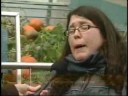 Entrevue dans le potager lors de mon avant-dernière semaine dans le potager... je pensais jamais qu'ils allaient me garder  au montage ;)