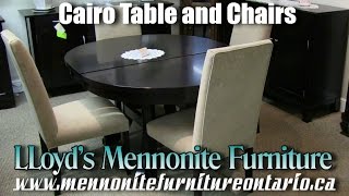 Mennonite Cairo Kitchen Table and Chairs