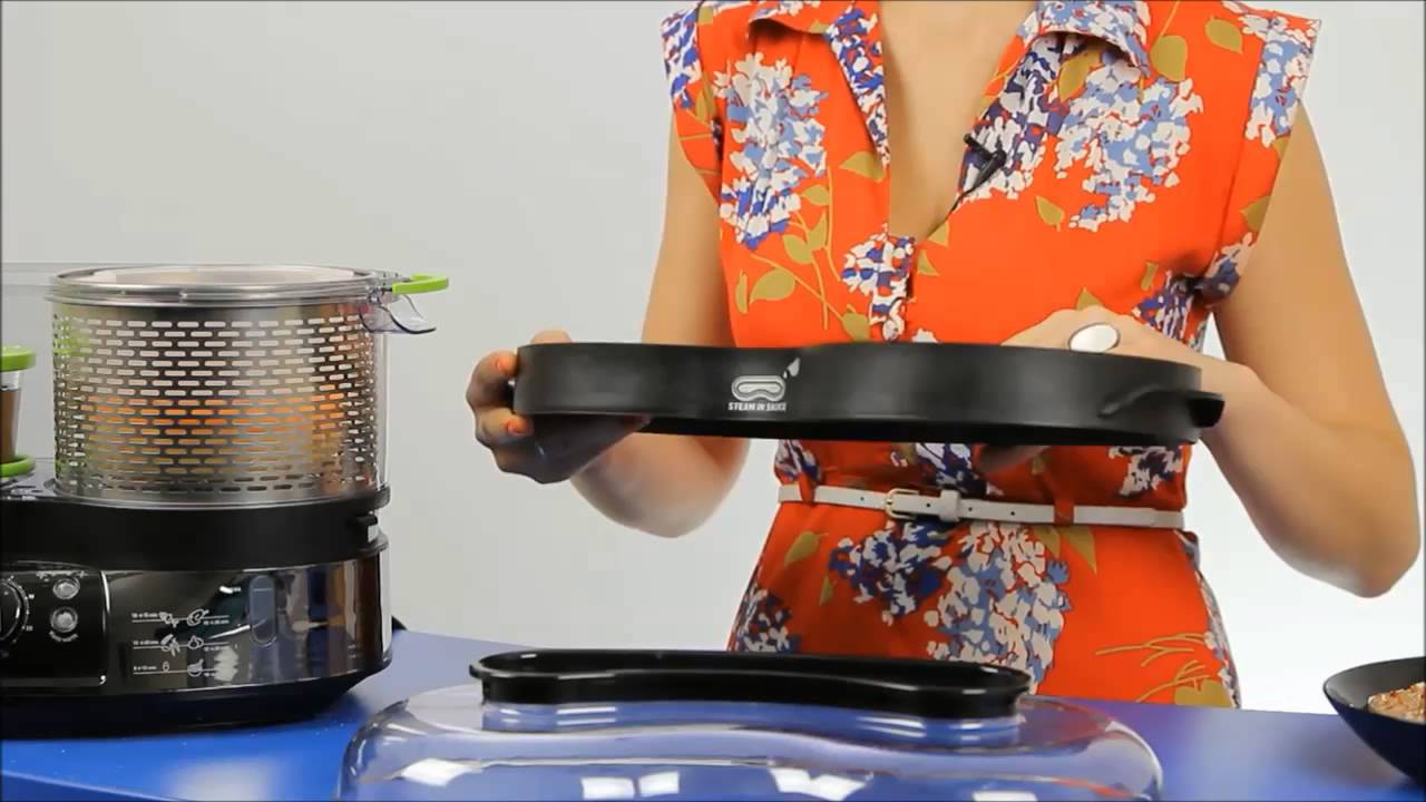 Пароварка Tefal VS7001 VitaСuisine. Купить пароварку Тефаль, видео-обзор Tefal VS7001.