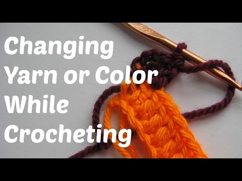 how to attach yarn crochet