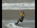 Dennis en Stef, mountainboarden, kitesurfen, zwin cadzand