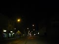 Ride tram Anitra ,line 4 _Night sharp curve