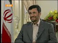 iranian president, mahmoud ahmadinejad, spoke to france 24 on the eve of his intended departure for new york to discuss the iranian nuclear programme at the un security council. the iranian president later cancelled his trip citing visa complications. the interview is conducted by renowned journalist ulysse gosset. the interview discusses various aspects relating to iran and the current world political arena such as iran's nuclear programme, the infamous quotation from ahmadinejad on israel, relations with us, britain and the eu.