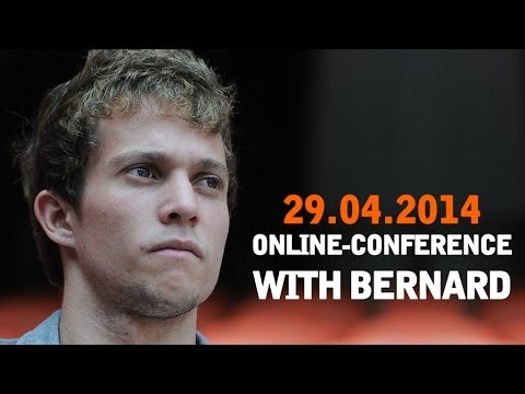 Online conference with Bernard / Онлайн конференция с Бернардом