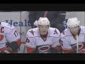 Cam Ward gets cut by Rick Nash Blade