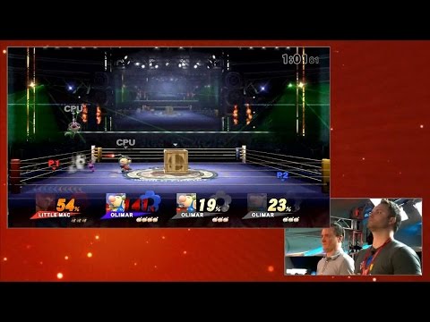 Super Smash Bros Wii U @ San Diego Comic Con (Day 2 Nintendo Challenge)