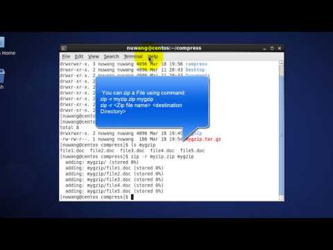 how to zip entire directory in linux