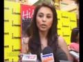 Rani and Sabyasachi unveil Hi Blitz issue
