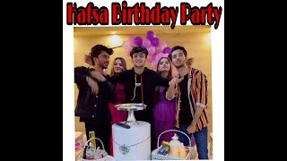 Hafsa birthday party new tiktok video of /hussains