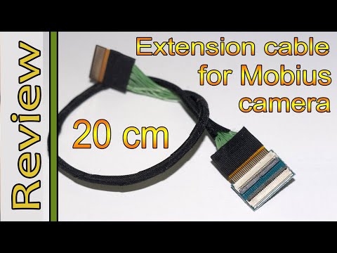 Lens extension cable for Mobius camera from Banggood