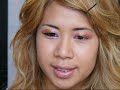 Tuto maquillage paillett� de No�l, mes voeux et remerciement /tuto Christmas\