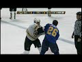 Milan Lucic fights B.J. Crombeen