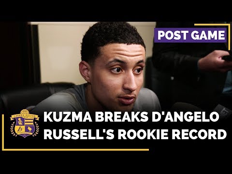 Video: Kyle Kuzma Breaks D'Angelo Russell's Rookie Record