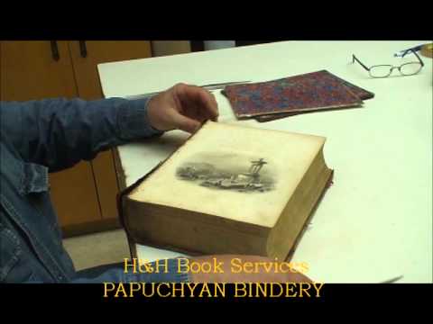 how to repair old books