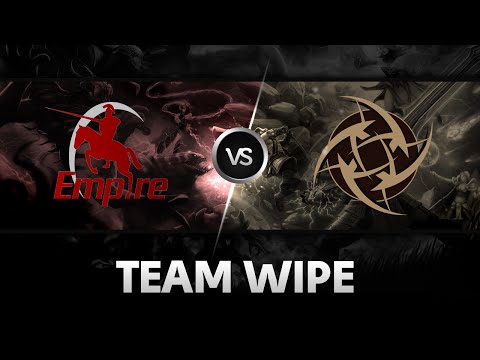 Team wipe by Team Empire vs Ninjas in Pyjamas @Major All Stars Dota 2 Tournament