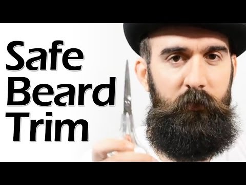 how to trim beard with clippers