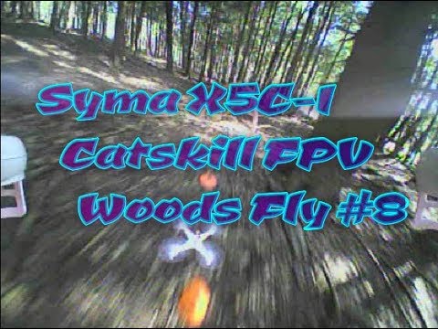 Syma X5C-1 Catskill FPV Woods Fly #8 Feat. The TX03 (BANGGOOD)