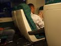 Questa è la situazione che si è creata sugli Eurostar Italia da quando Trenitalia ha introdotto il biglietto Salvaviaggio, o posto non garantito su tutti i treni a prenotazione obbligatoria, ovviamente per fare cassa senza aumentare i convogli e senza pensare alla sicurezza di tutti i passeggeri che viaggiano in condizioni folli sul treno a prenotazione obbligatoria! Bagagli dapertutto, gente in piedi nei vestiboli, nei corridoi; gente sdraiata davanti le toilettes e come potete vedere nella carrozza ristorante! Chi ha fatto questa scelta commerciale penso che non abbia mai viaggiato sugli ETR in generale, treni che fino a poco tempo fa non ammettevano nemmeno i viaggiatori in piedi! Nel caso specifico mi trovo sul  treno ES 9418 tra Pesaro e Milano che prendo tutte le domeniche sere! Il 19/08/07 ho contato circa 250 persone in piedi prive di posto prenotato tra prima e seconda classe!