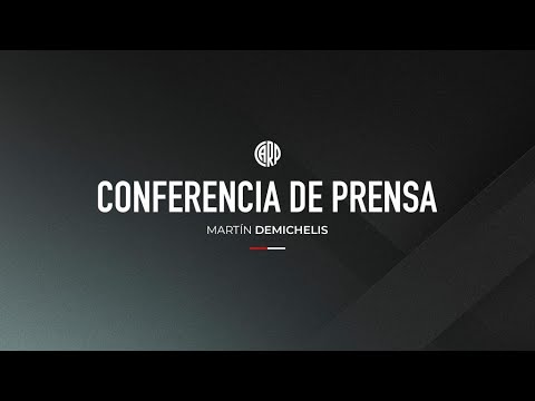 Martín Demichelis en conferencia de prensa