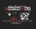 fighting golf for nintendo nes