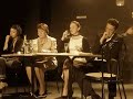 toutes les familles ont leurs rituels.
chez les mesnard, on se r�unit le vendredi soir au p�re tranquille, le bistrot vieillot d'henri. et tous les vendredis soir, on parle de tout et de rien. pourtant il y aurait beaucoup � dire.
mais comme dans toutes les familles, on ne se dit jamais l'essentiel.
mais ce vendredi n'est pas un vendredi comme les autres !
il faut f�ter l'anniversaire de yolande ! philippe est pass� au journal t�l�vis� ! arlette, la femme d'henri n'est toujours pas rentr�e...

l'attente et l'impatience prennent le dessus et l'on s'�loigne peu � peu des rep�res et figures impos�s par ce rituel... et chacun se d�voile sous un nouveau jour : philippe le fils ch�ri, henri l'imb�cile de la famille, betty la grincheuse et yoyo la na�ve, sans oublier denis le serveur nonchalant, ce soir tout est diff�rent... et soudain il y a beaucoup � dire !

un air de famille est une pi�ce dr�le, tr�s dr�le, mais d'un rire grin�ant qui a le m�rite de renvoyer chacun � soi-m�me tout en gardant le sourire, voil� ce que nous voulons r�ussir, un vrai divertissement, un vrai moment de plaisir dont l'�cho nous enrichit et nous renseigne.

co-production : cie du p�riscope et cie en suspens
mise en sc�ne : laurent deville
par l'�quipe de cuisine et d�pendances
distribution : evelyne capot, louise boudevin et marie salvetat (en alternance), florence lavergne, brice pomes et antonio scarano (en alternance), badradine reguieg et abderrazek m'hamedi.