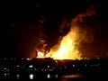 Large gas station explosion in San Juan, Puerto Rico at 12:25am on Friday, Oct 23rd, 2009. Maybe the Gulf refinary