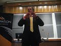 Brian Billick at Towson University Brian Billick at Towson University