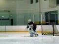 Ondrej Pavelec during the practice
