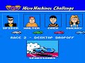gameplay footage of micro machines on nintendo.