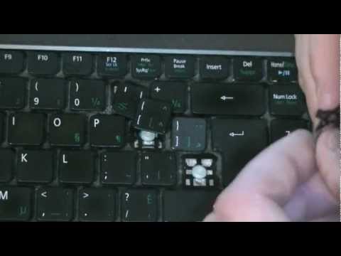 how to snap keys back on a laptop