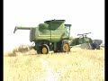 picking up canola (oilseed rape) near high river alberta canada