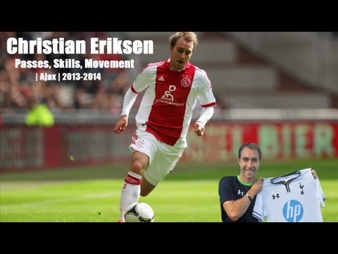 eriksen - Compilation of Christian Eriksen's best bits in his first five performances for Ajax in current season 2013/2014. Enjoy! 21 year old Danish creative playmake...