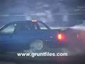 Holden UTE burnout roll over