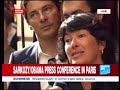 Obama in France Sarkozy handles an embarassing question