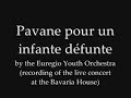 EJO Pavane pour un infante d�funte