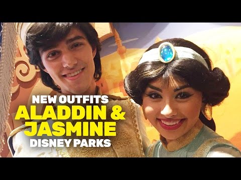 Aladdin & Jasmine debut New Costumes at Disney Theme Parks