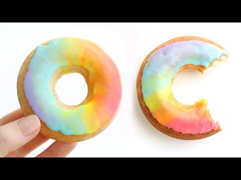 Rainbow Donuts - Eugenie Kitchen