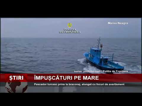Pescador turcesc prins la braconaj, somat cu focuri de avertisment
