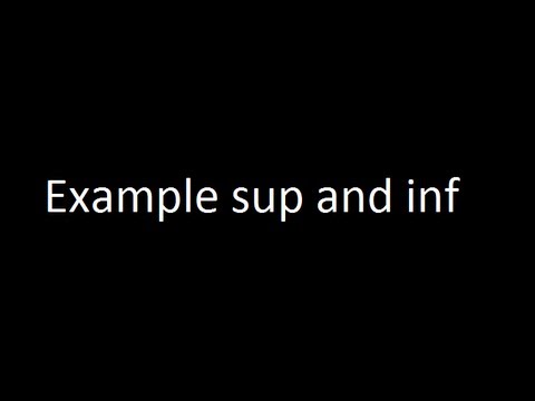 how to prove supremum