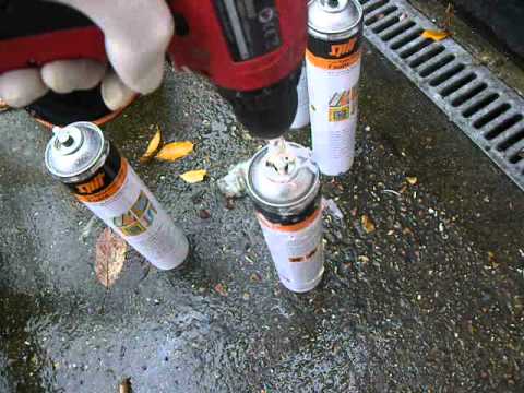 how to remove expanding foam