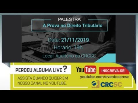 Palestra: A Prova no Direito Tributário