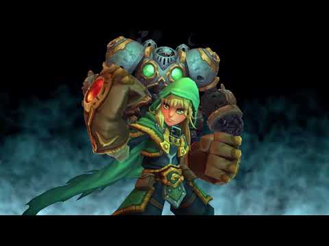배틀 체이서 : 나이트워(Battle Chasers: Nightwar), 막강한 힘을 지닌 건틀렛을 사용하는 마법 소녀 \