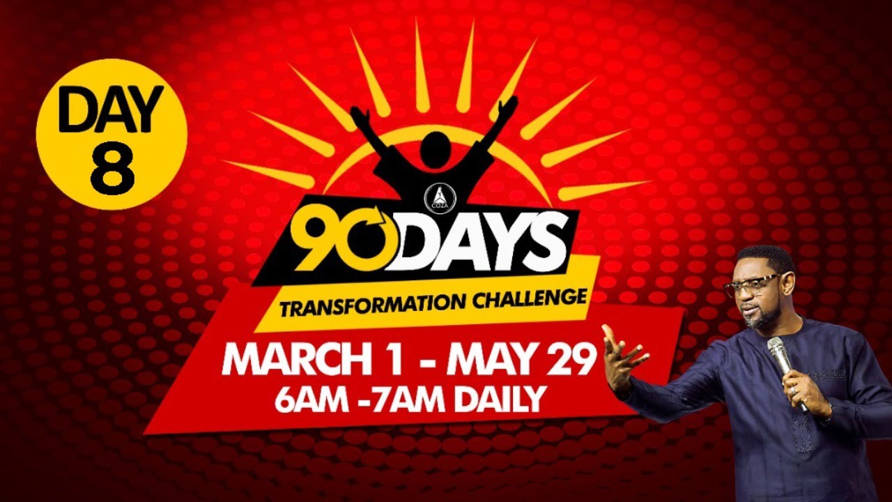 COZA 90 Day Challenge Monday 8th March 2021 - Day 8