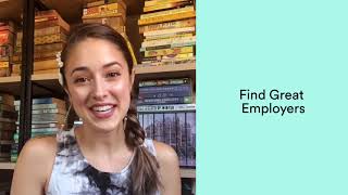 "How to find employers" video from Handshake.