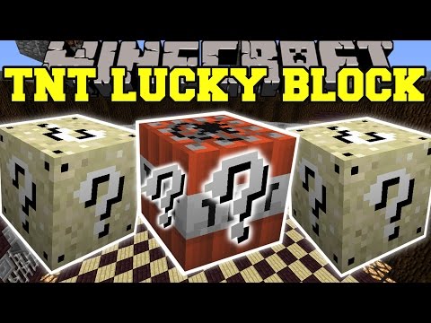 Minecraft: TNT LUCKY BLOCK MOD (TOO MUCH TNT!) Mod Showcase