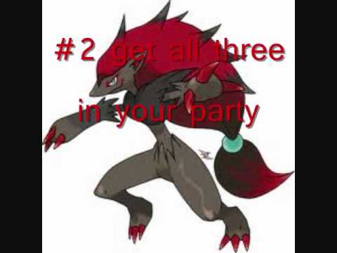 how to get a zoroark in pokemon black