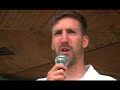 Iraq War Resister Sgt. Phil McDowell speaks in Port Dover