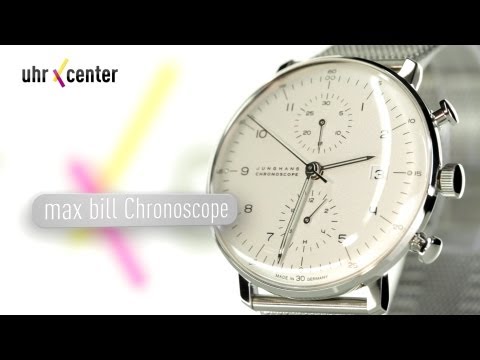 Junghans 027/4003.44 Max Bill Chronoscope Herrenuhr